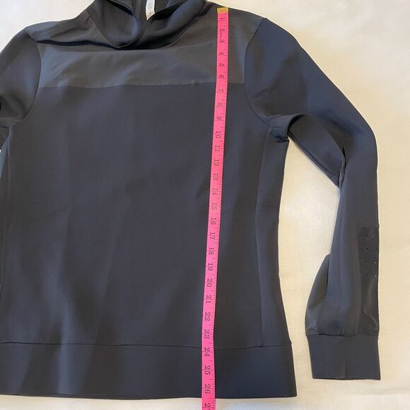 Lululemon Neoprene Black Running Hoodie Side Zip Men's Medium - Picture 8 of 10